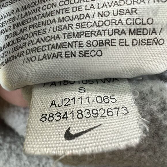 Nike Joggers Sweatpants Mens Size Small Gray Camo 28x28 Fleece Tapered Leg Cuff - Picture 16 of 16